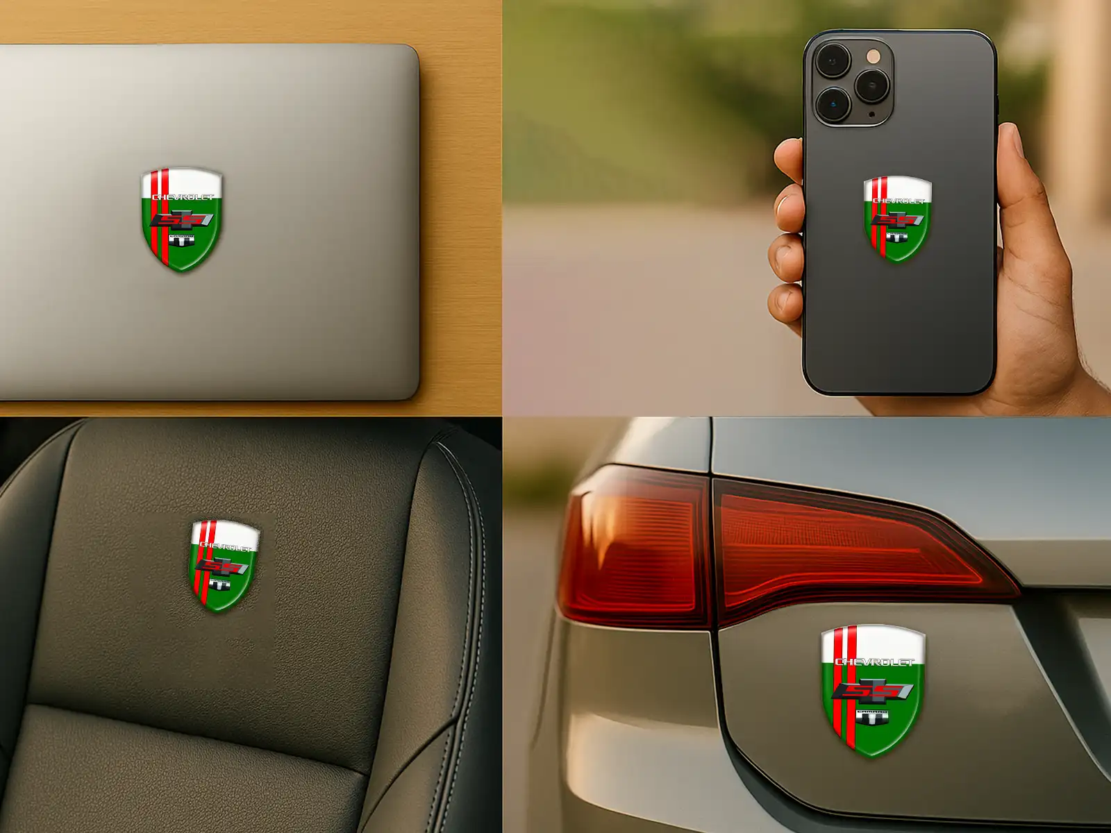 Chevrolet Adesivi Lettere Auto Resistenti Universali Pregiati